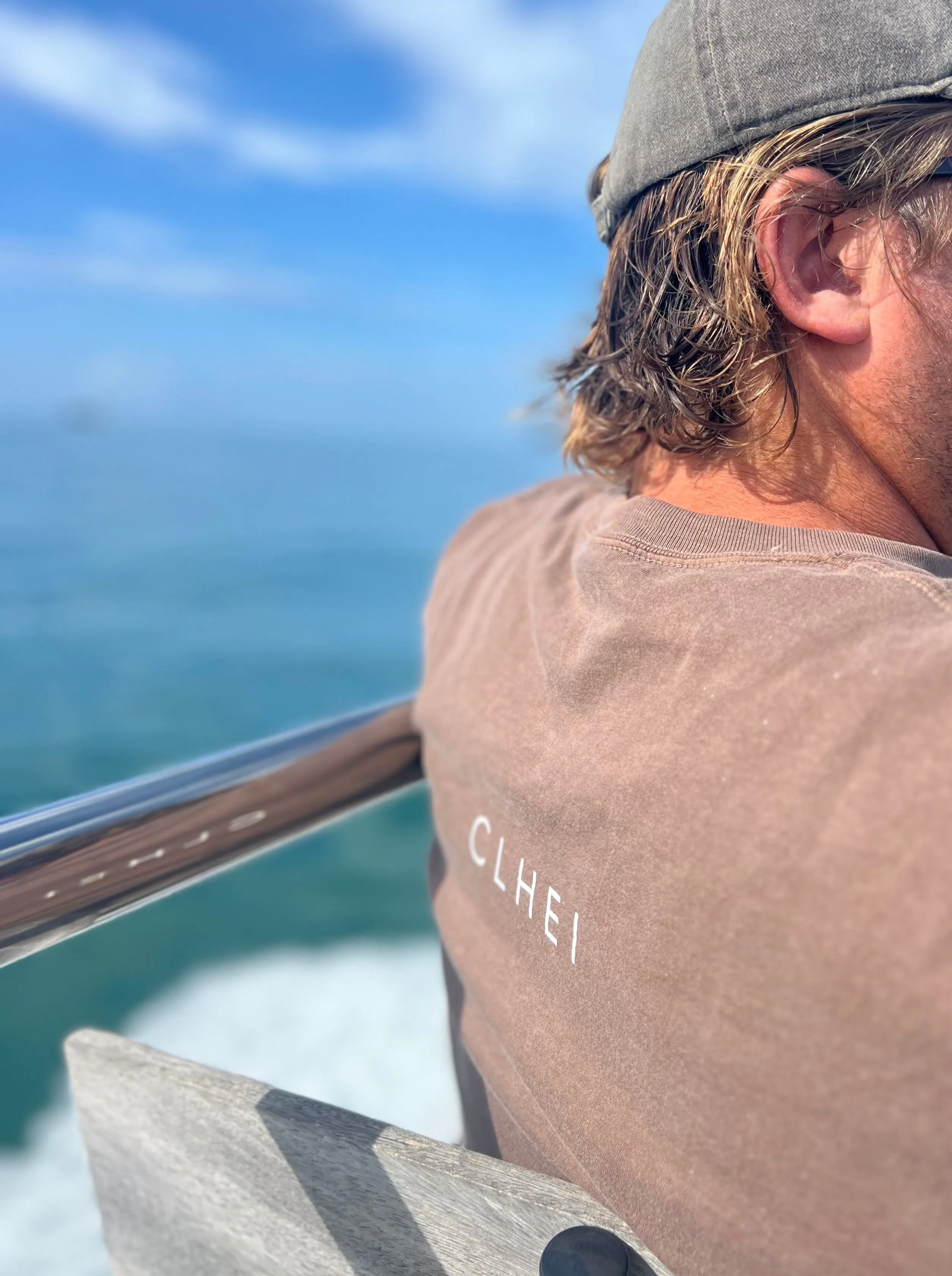 Garment Dyed Tee Espresso - for him