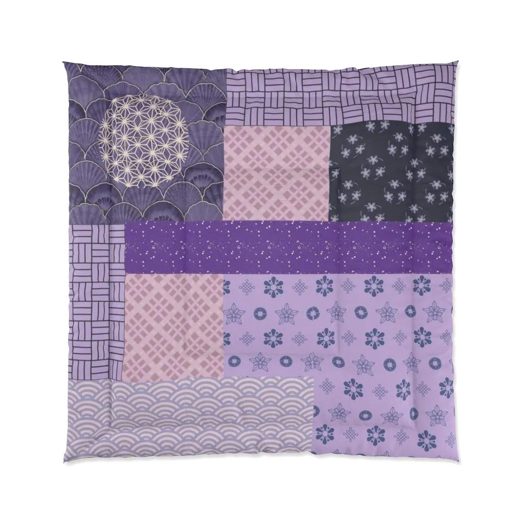 Geisha Kimono Patchwork Comforter