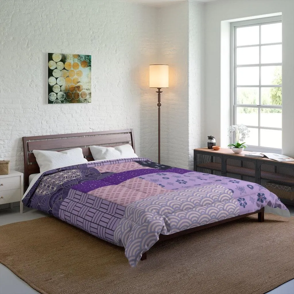 Geisha Kimono Patchwork Comforter