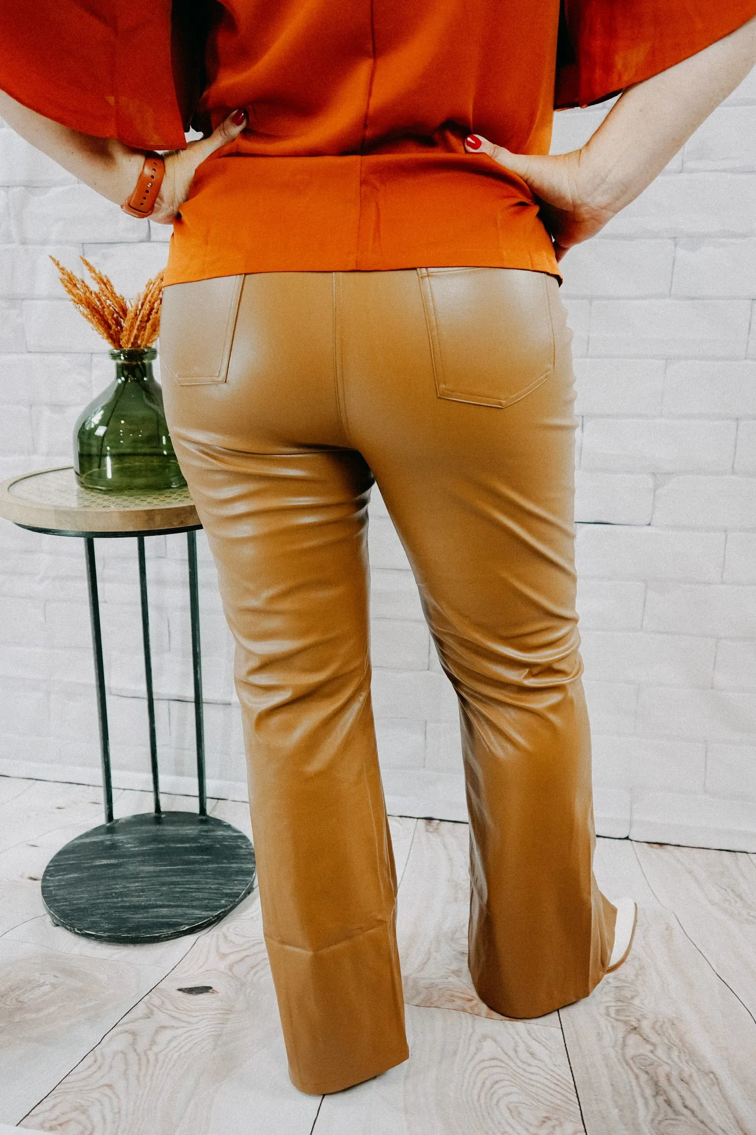 Georgia Faux Leather Pants