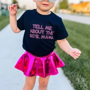 Girls Tell Me About The 90's Pink Graphic Tee- FINAL SALE