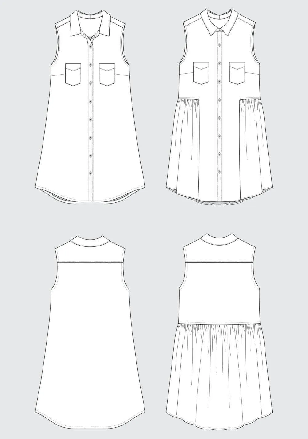 Grainline Studio - Alder Shirtdress