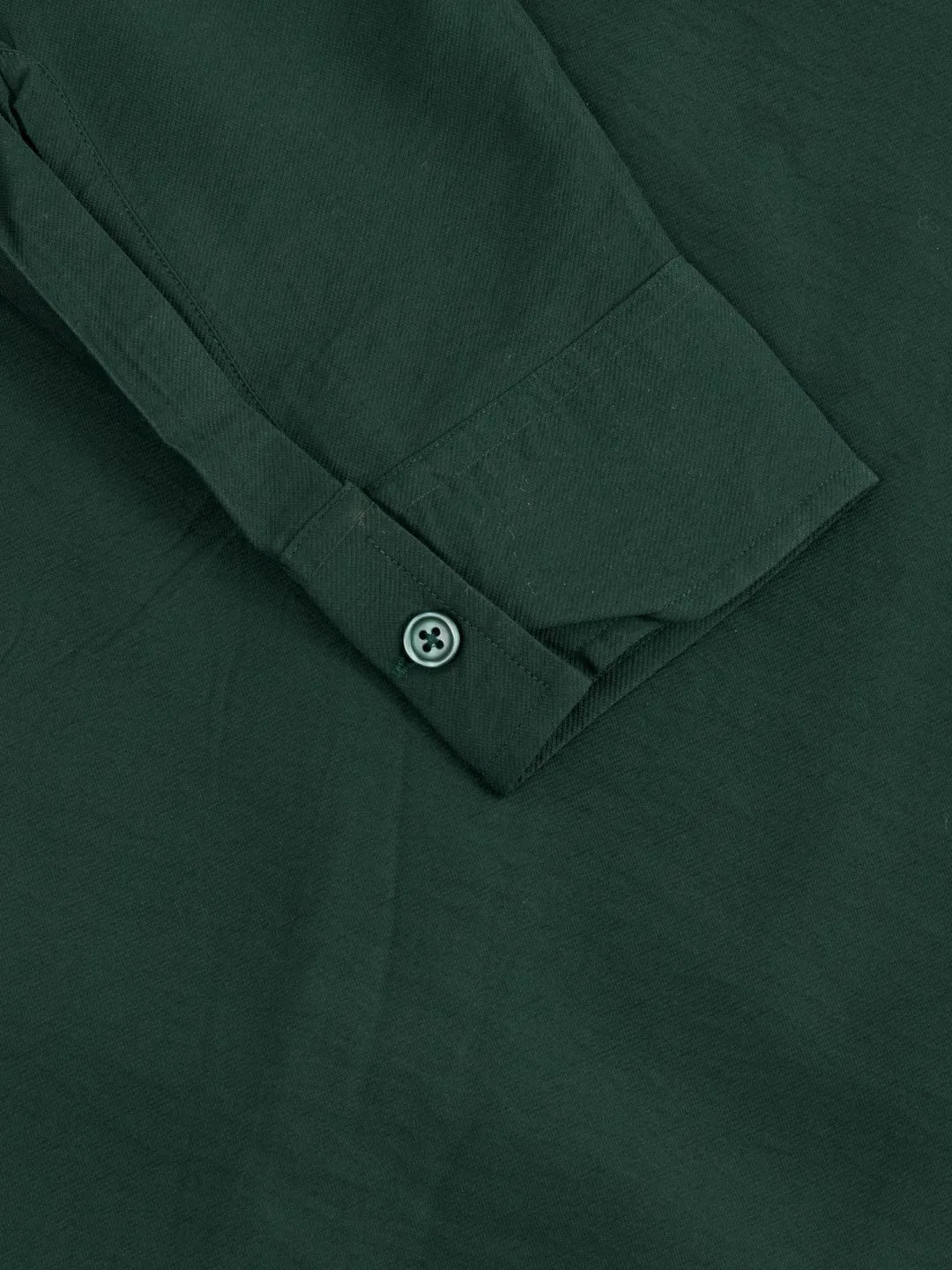 Green Plain Summer Overshirt