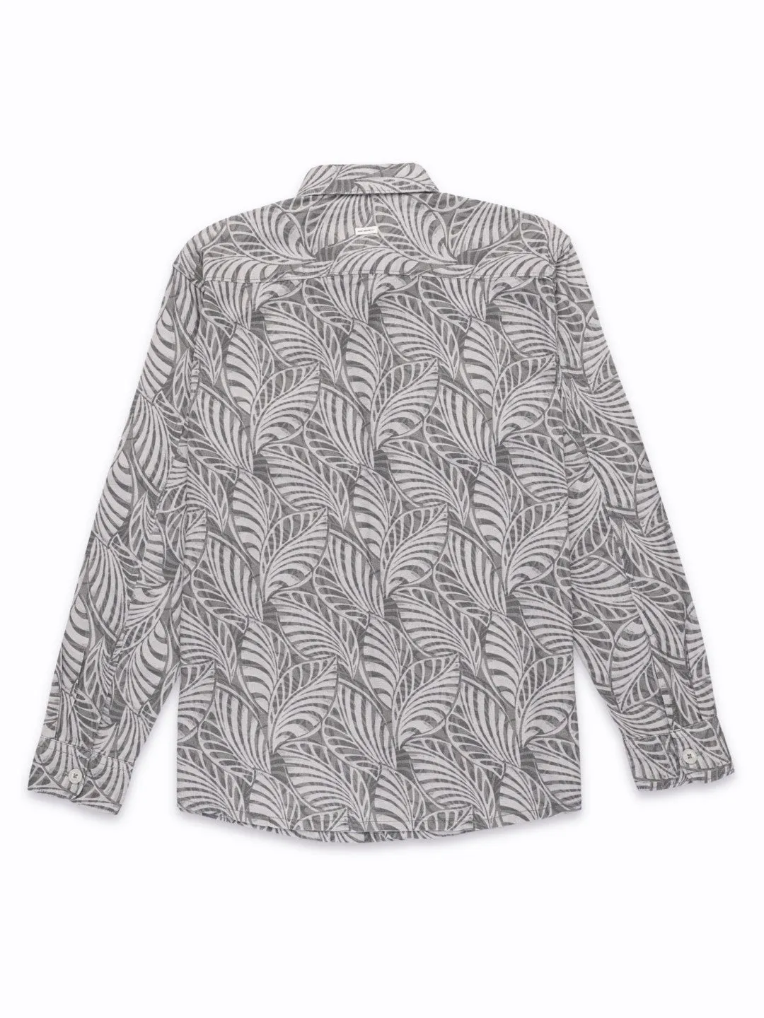 Green Printed Overshirt