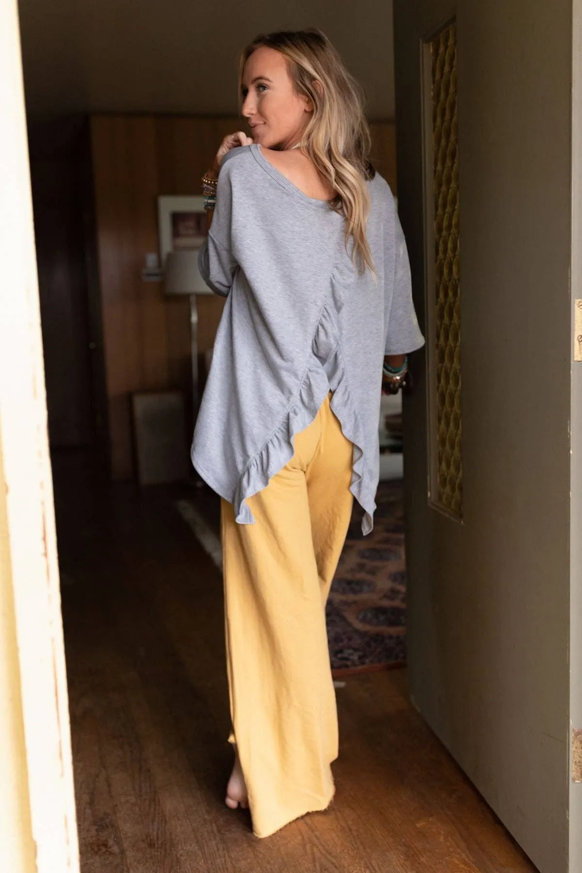 Heather Grey Must Have High Low Tee