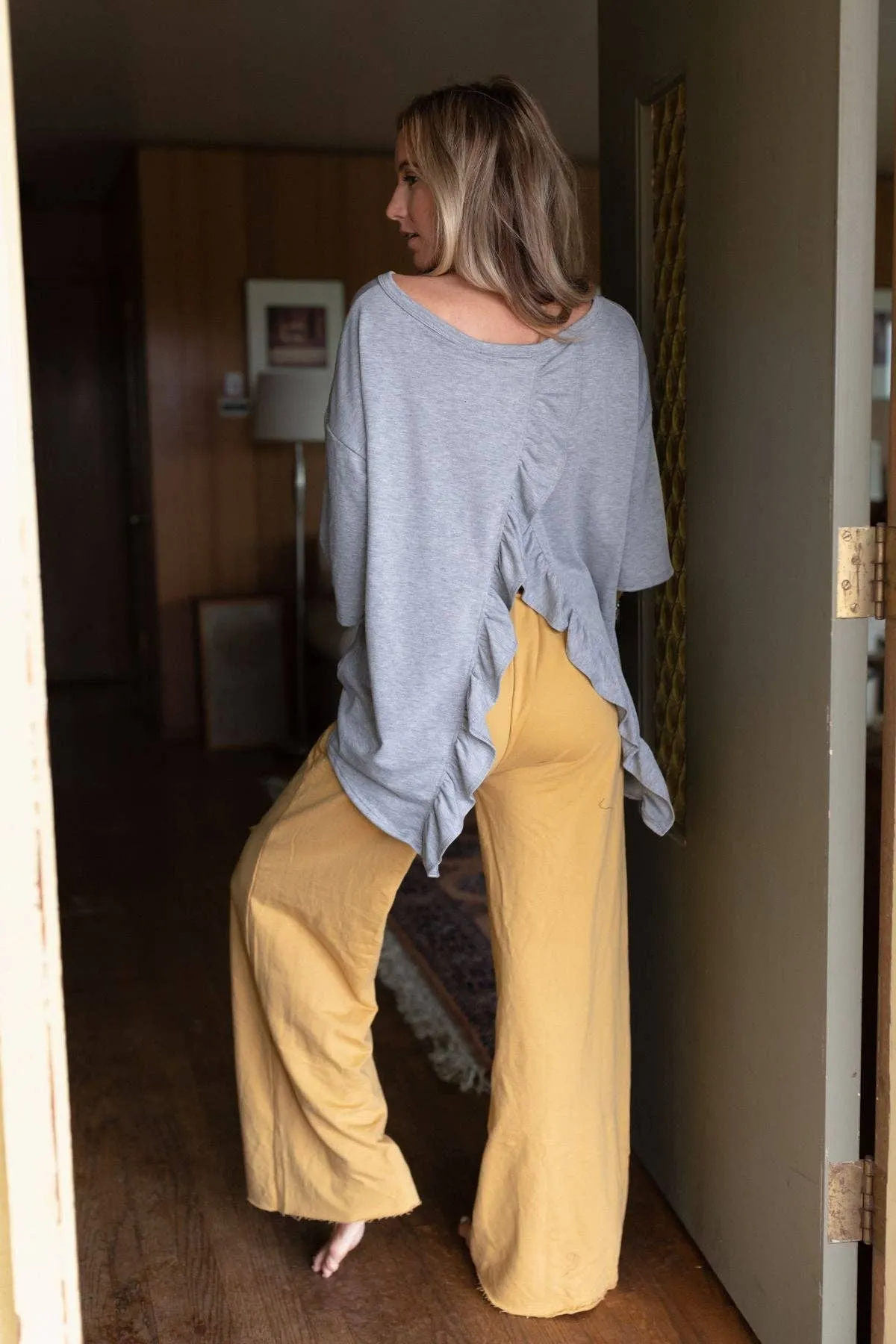 Heather Grey Must Have High Low Tee