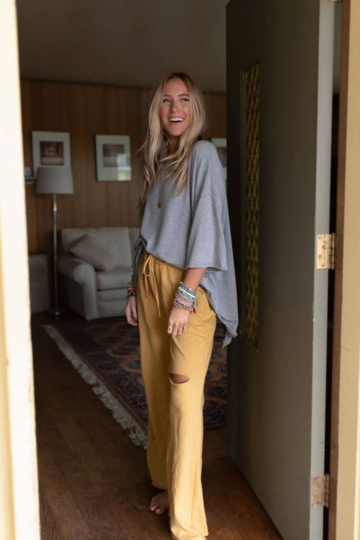 Heather Grey Must Have High Low Tee