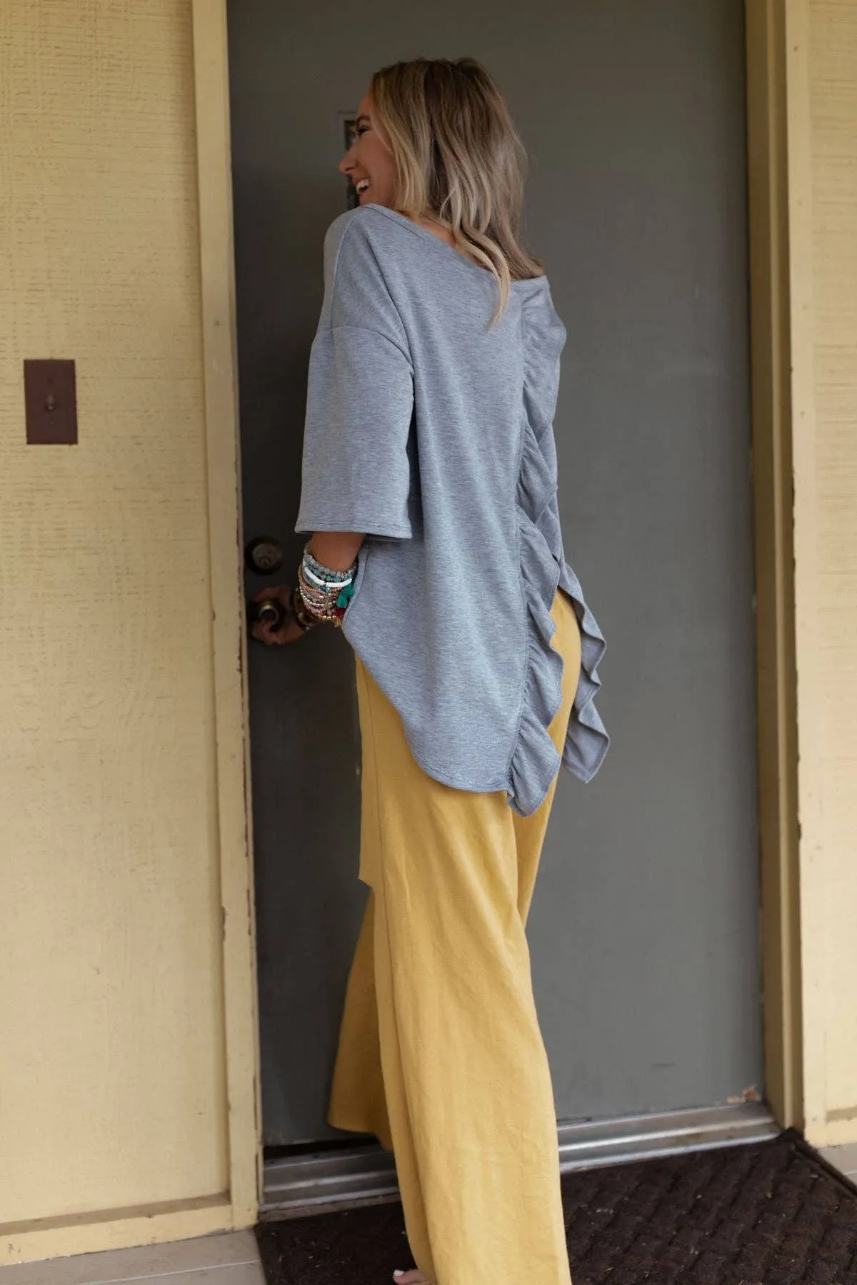 Heather Grey Must Have High Low Tee