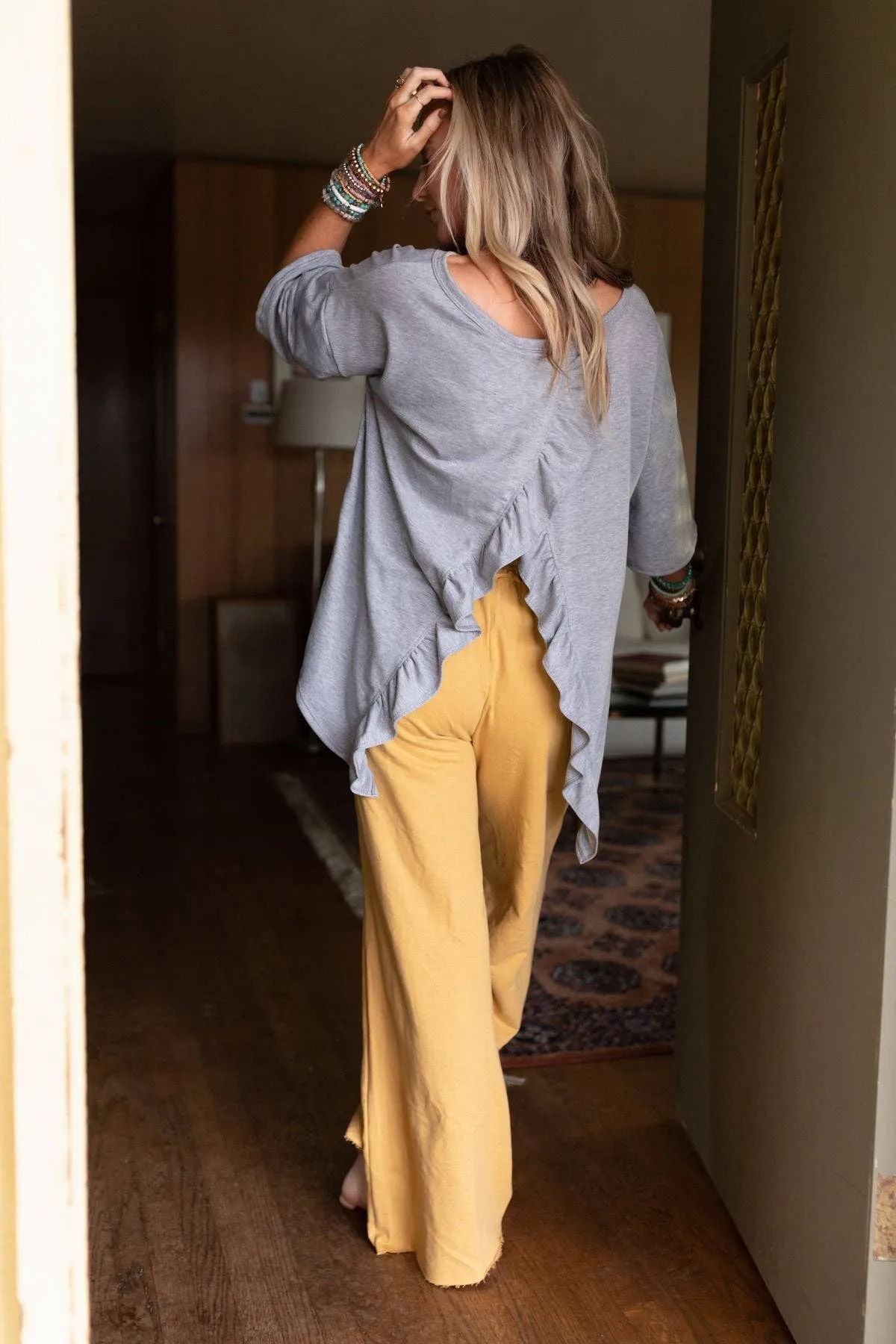 Heather Grey Must Have High Low Tee