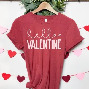 Hello Valentine Soft Graphic Tee