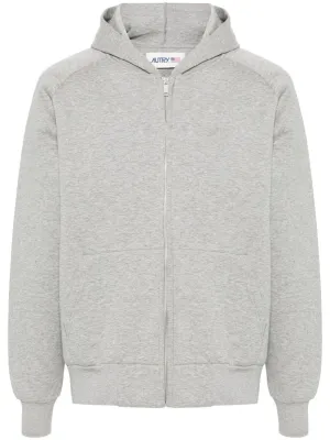 Hooded neoprene track jacket
