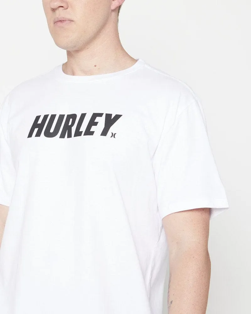 Hurley Fastlane Core Tee White