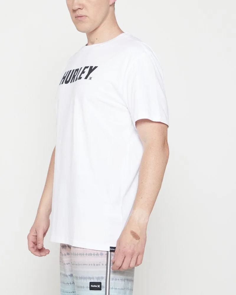 Hurley Fastlane Core Tee White