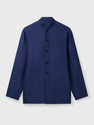 Indigo Bamboo Nehru Jacket