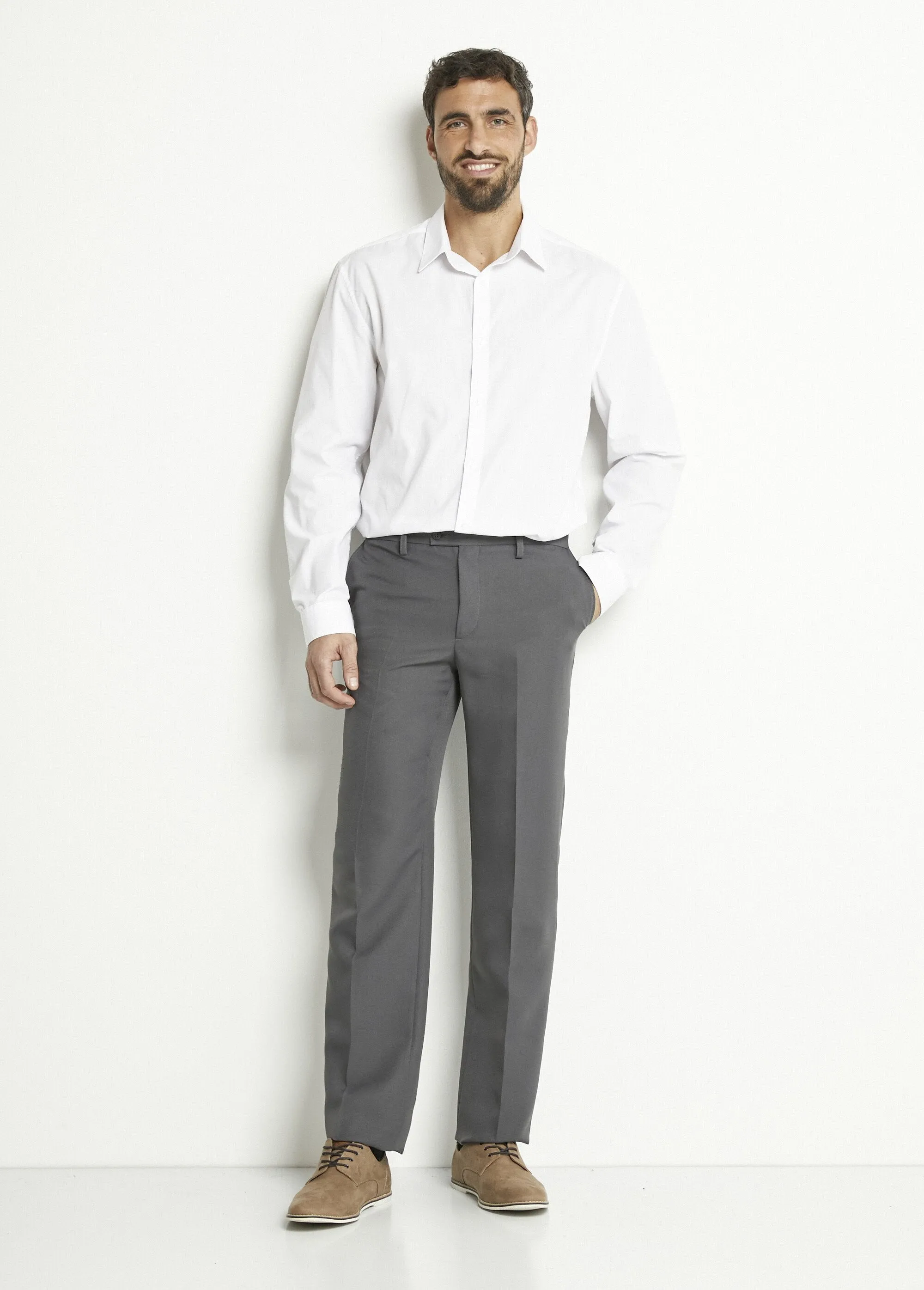 Invisible adjustable polyester belt pants