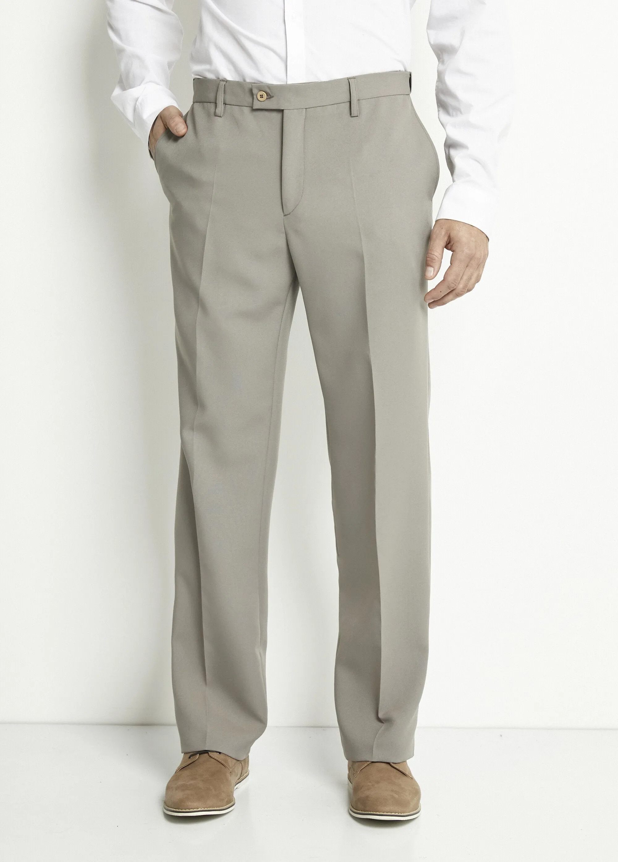 Invisible adjustable polyester belt pants