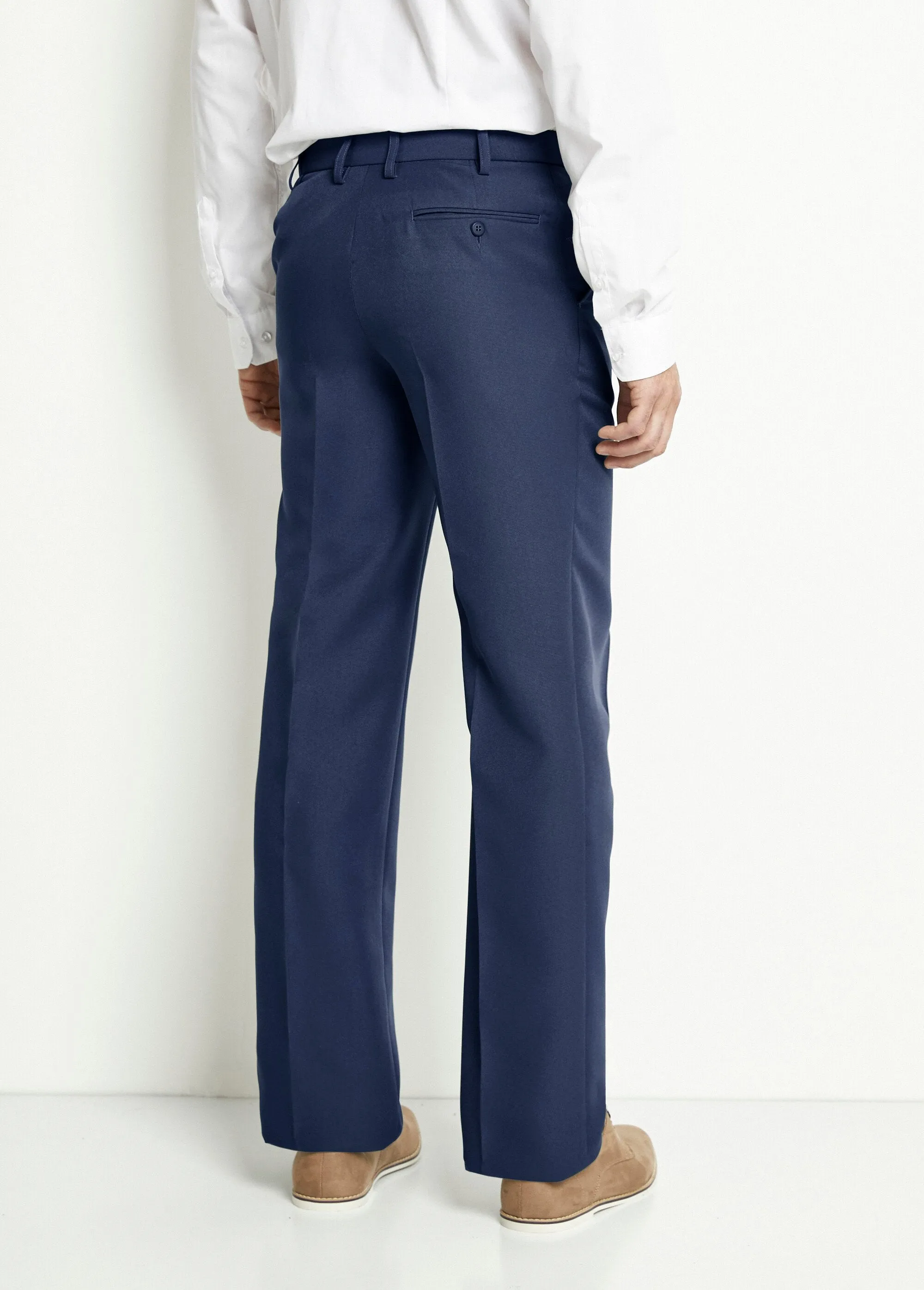 Invisible adjustable polyester belt pants