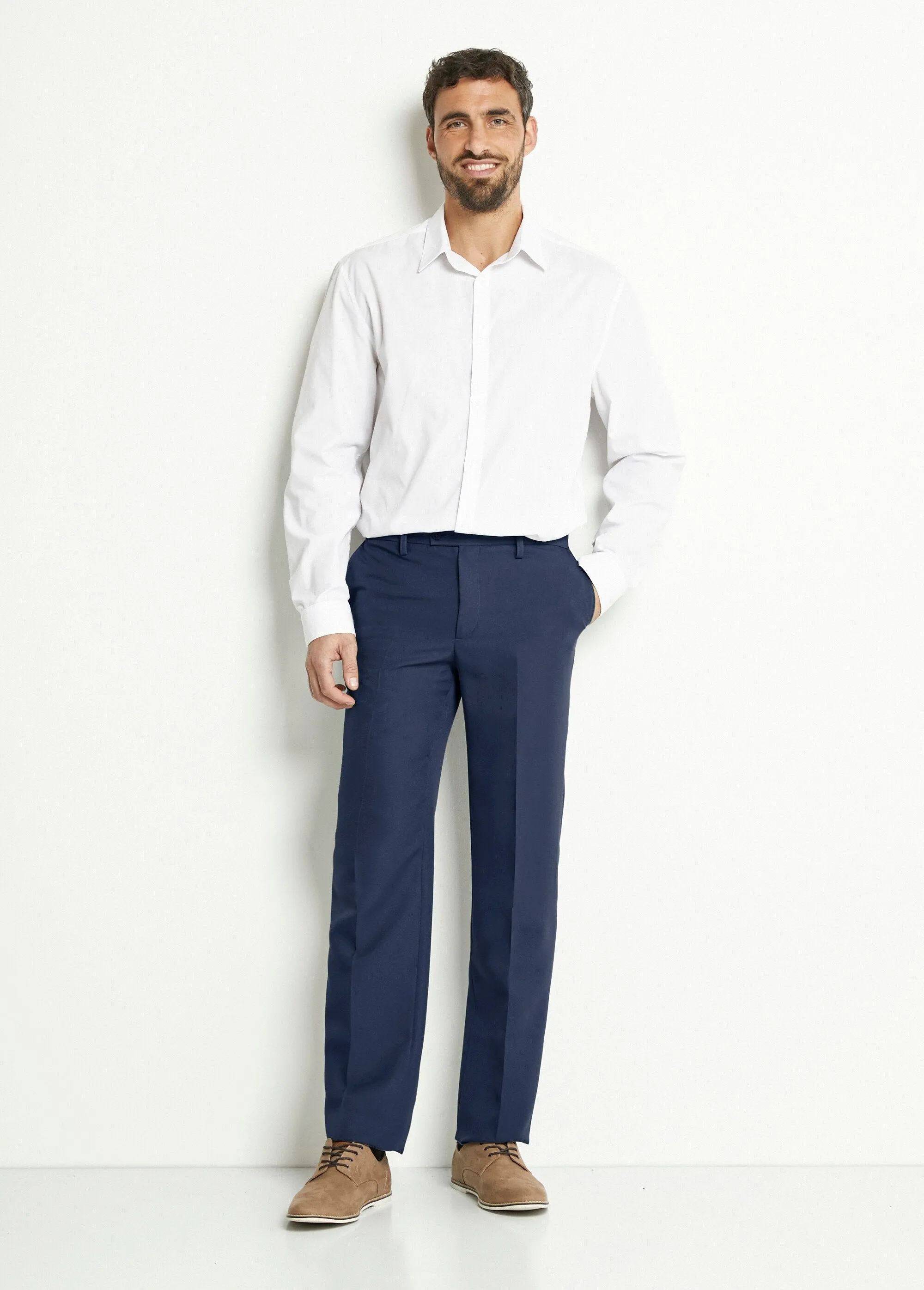 Invisible adjustable polyester belt pants