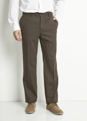 Invisible polywool adjustable belt pants