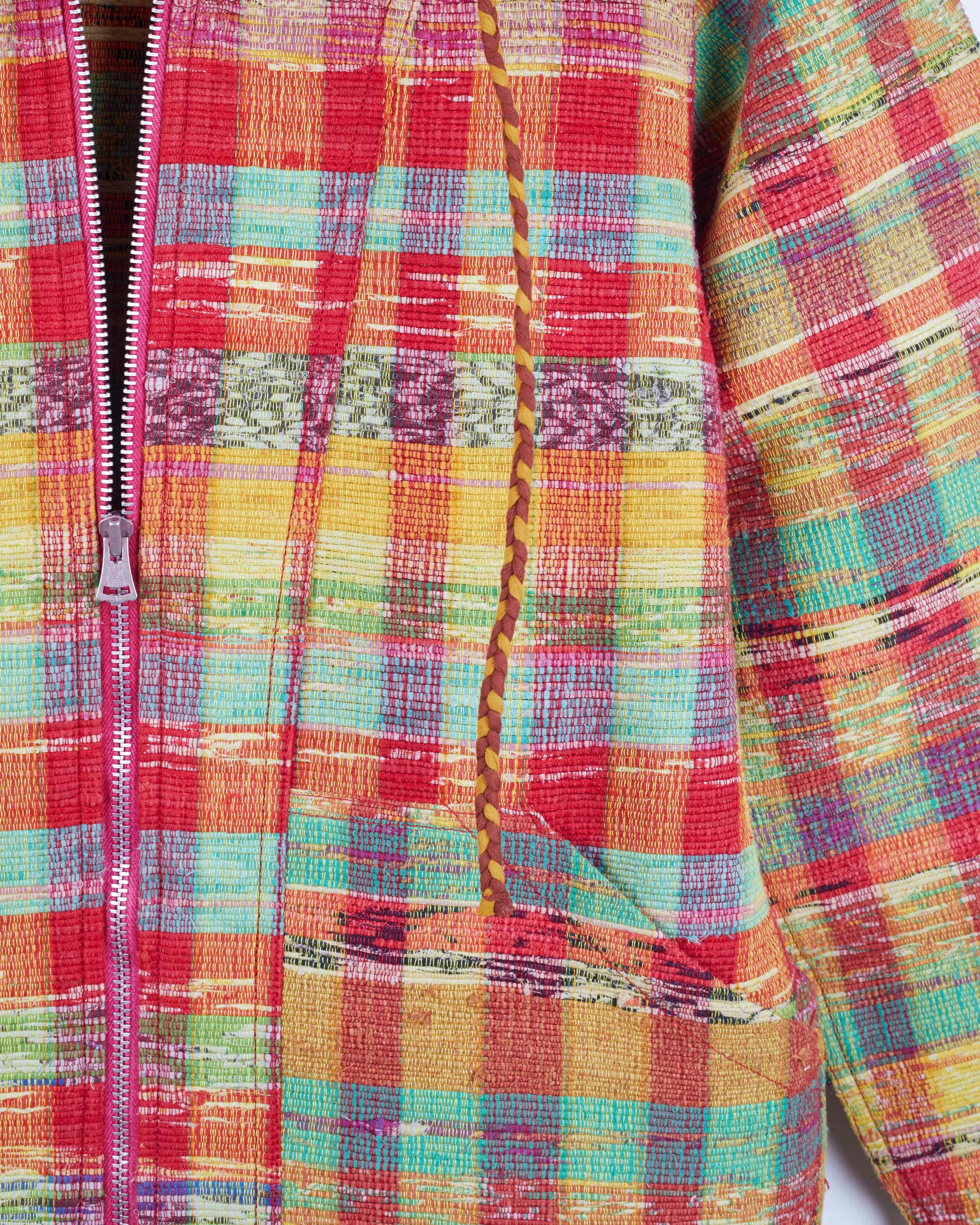 Isaac Hoodie in  Khes Multi Plaid Cherry