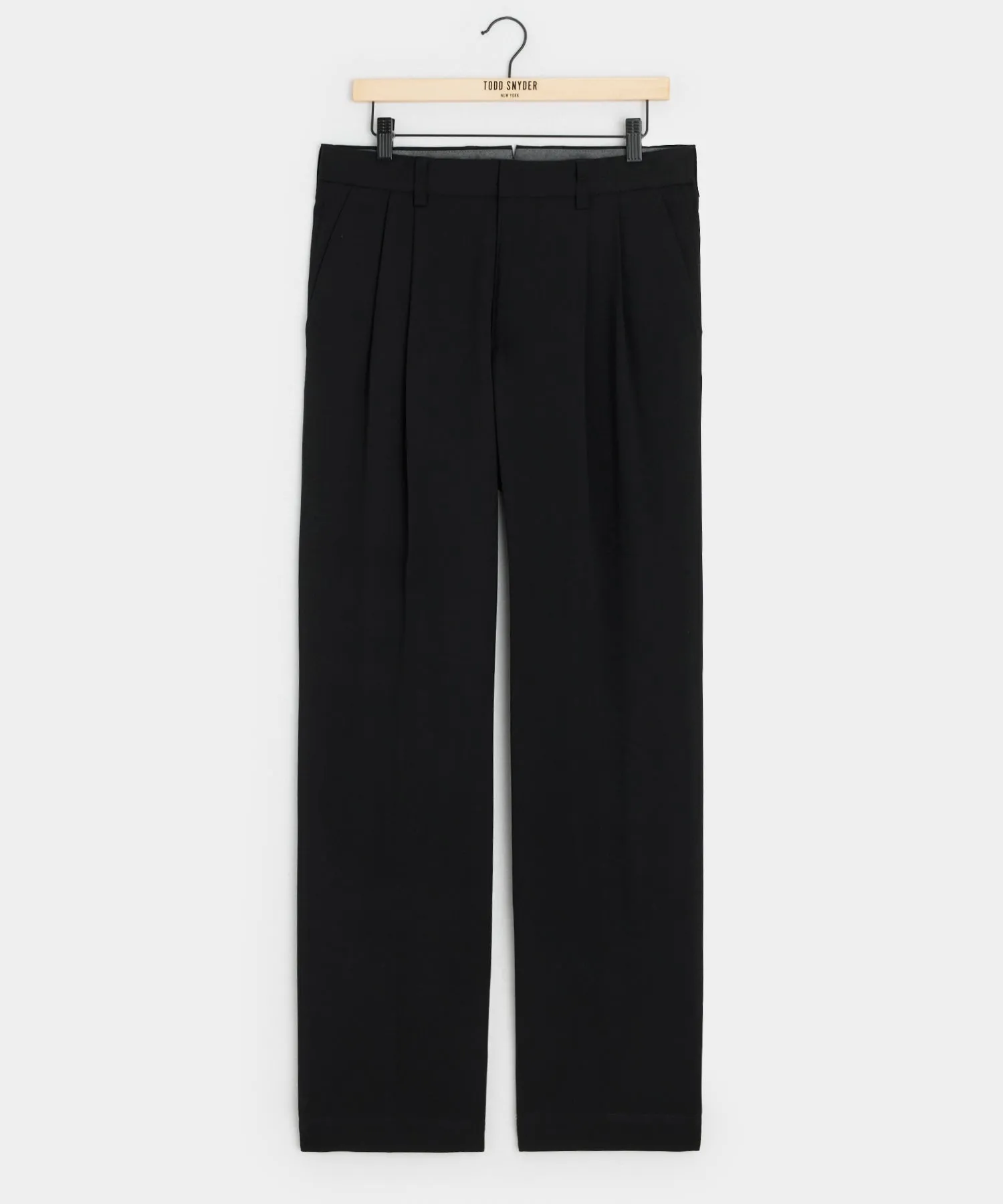 Italian Gabardine Self Belt Trouser
