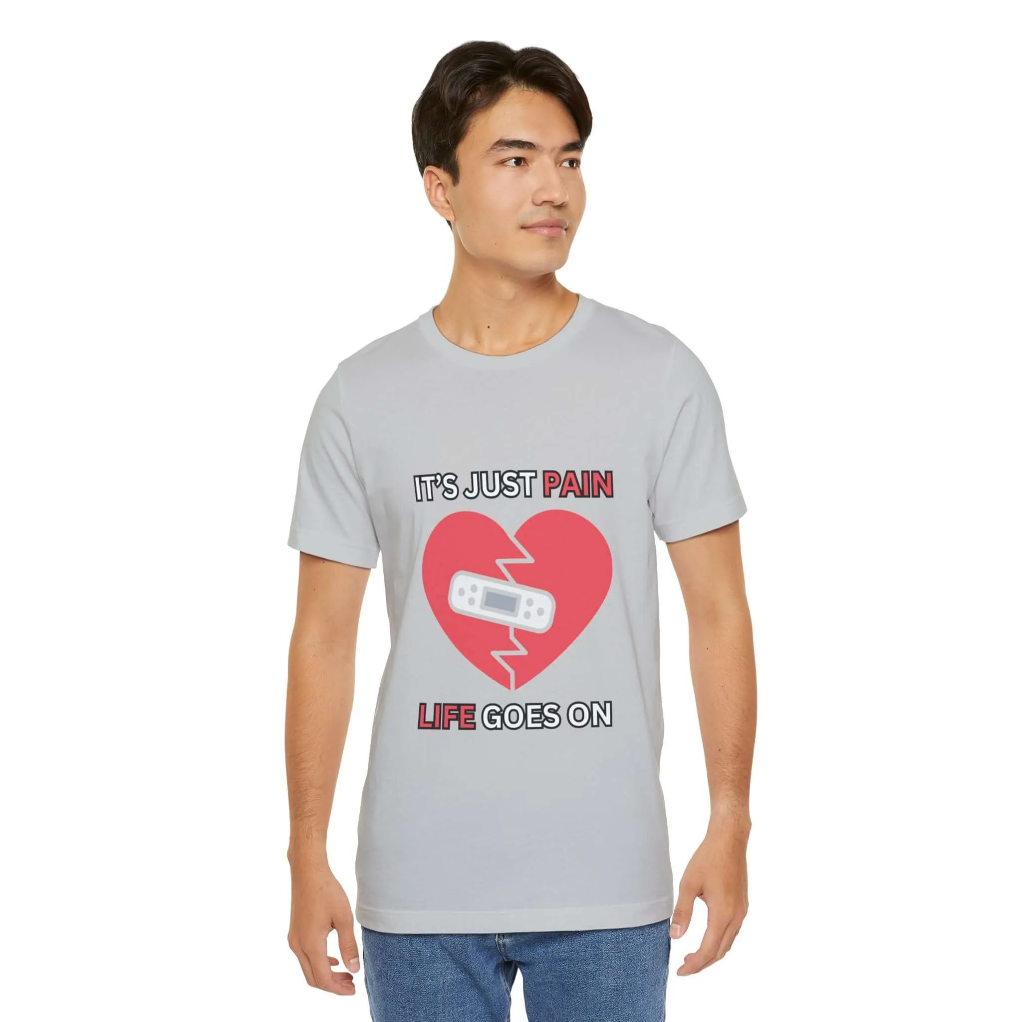 It's Just Pain Life Goes On Men's Graphic T-Shirt