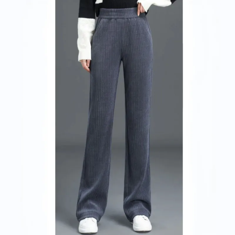 Jasmine | High-Waisted Elastic Corduroy Pants