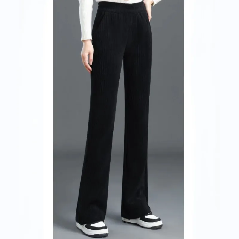 Jasmine | High-Waisted Elastic Corduroy Pants