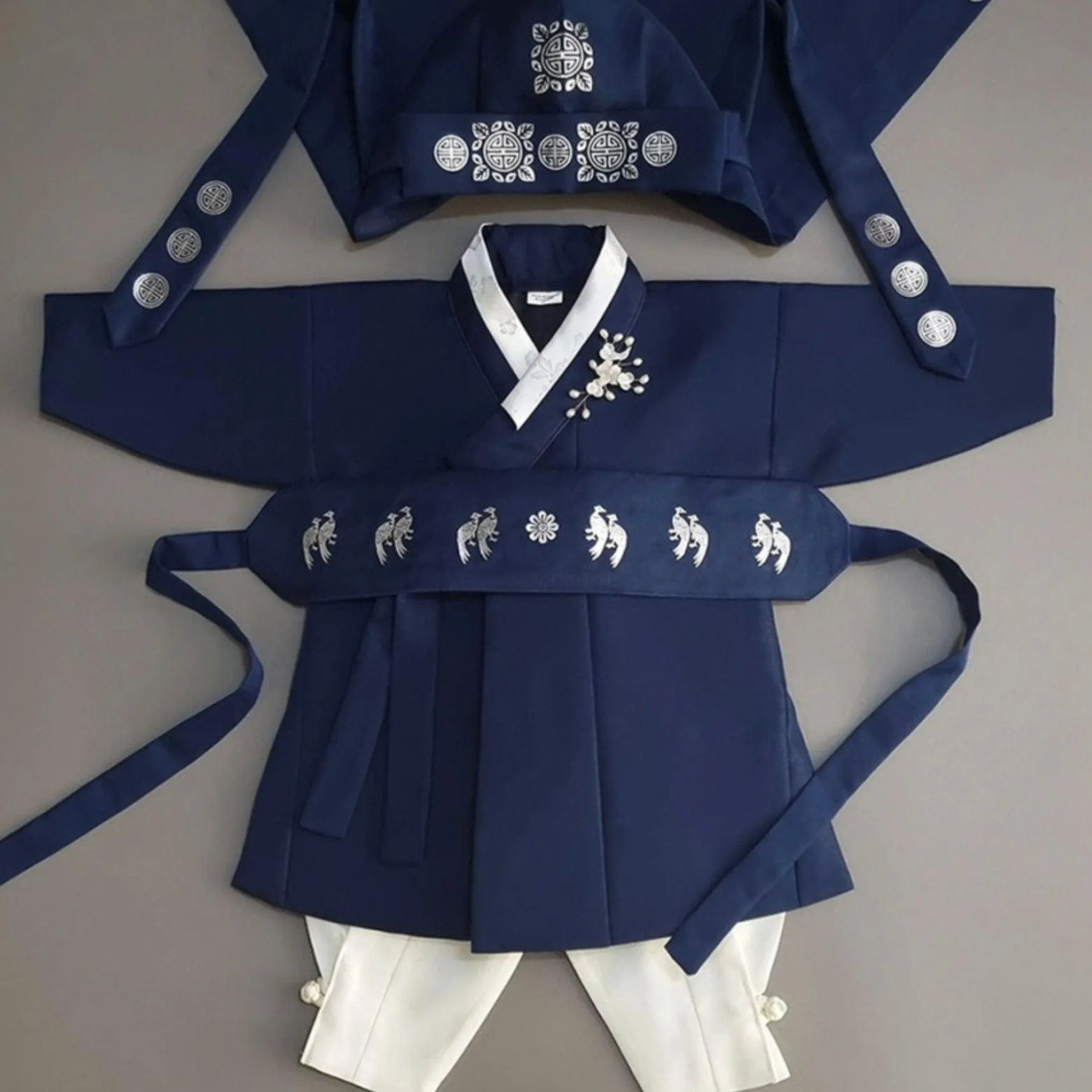Jeongjin Navy Boy Hanbok (100D-10YR)