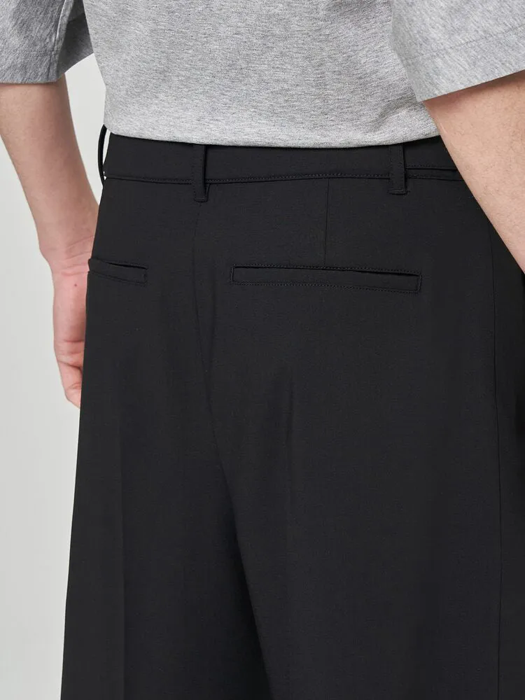 JuunJ Skin Wool Pleated Pants