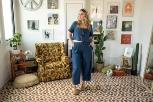 kameron denim lantern pants