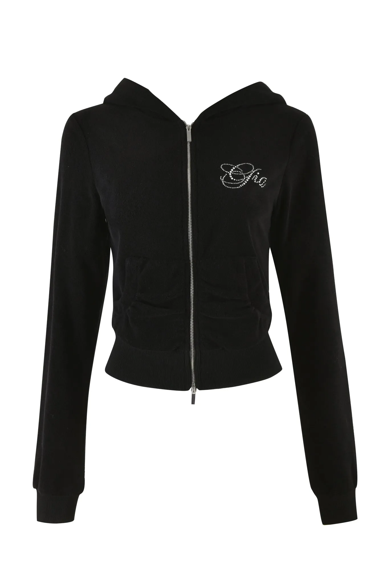 KAMERON TERRY JACKET - BLACK