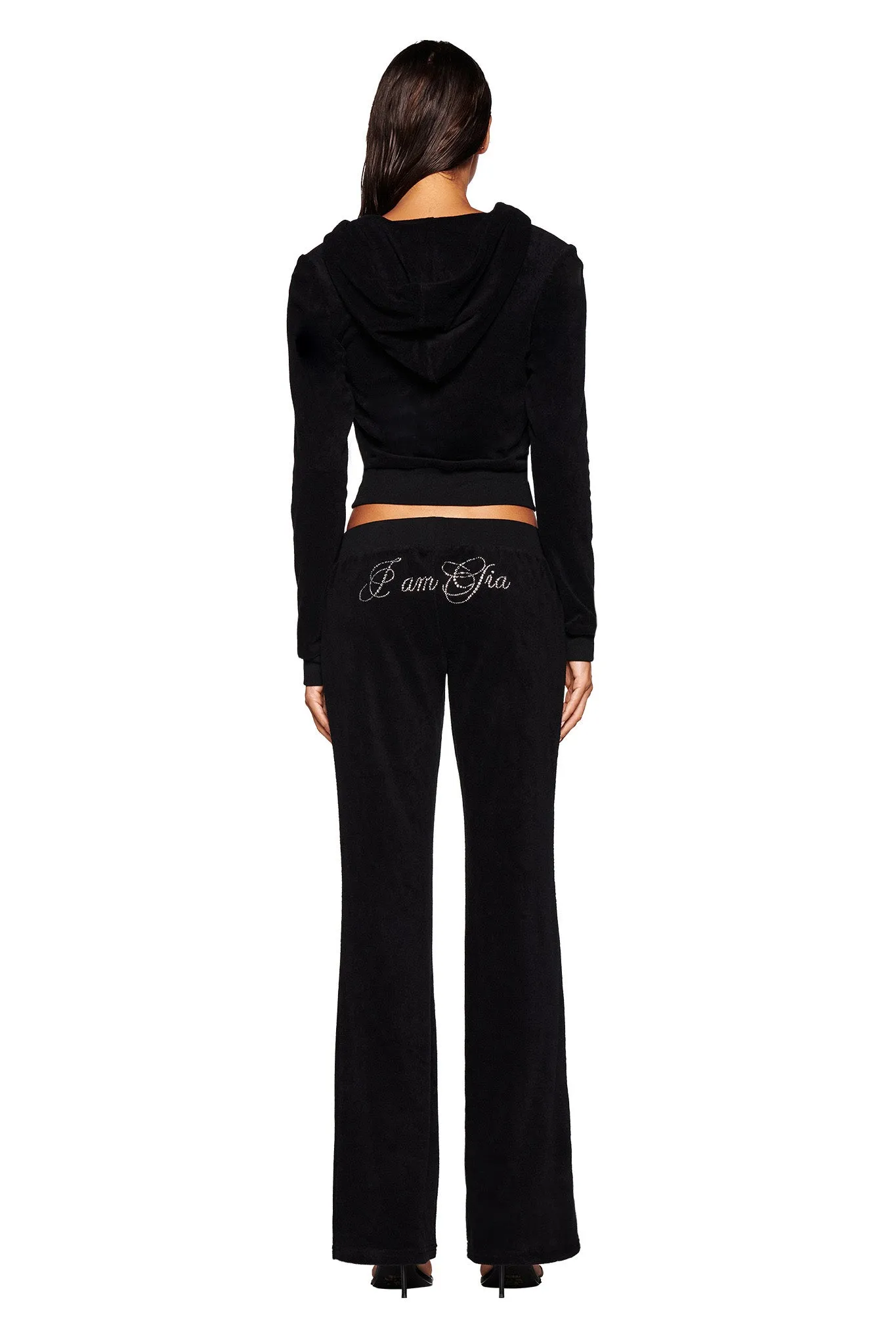 KAMERON TERRY JACKET - BLACK
