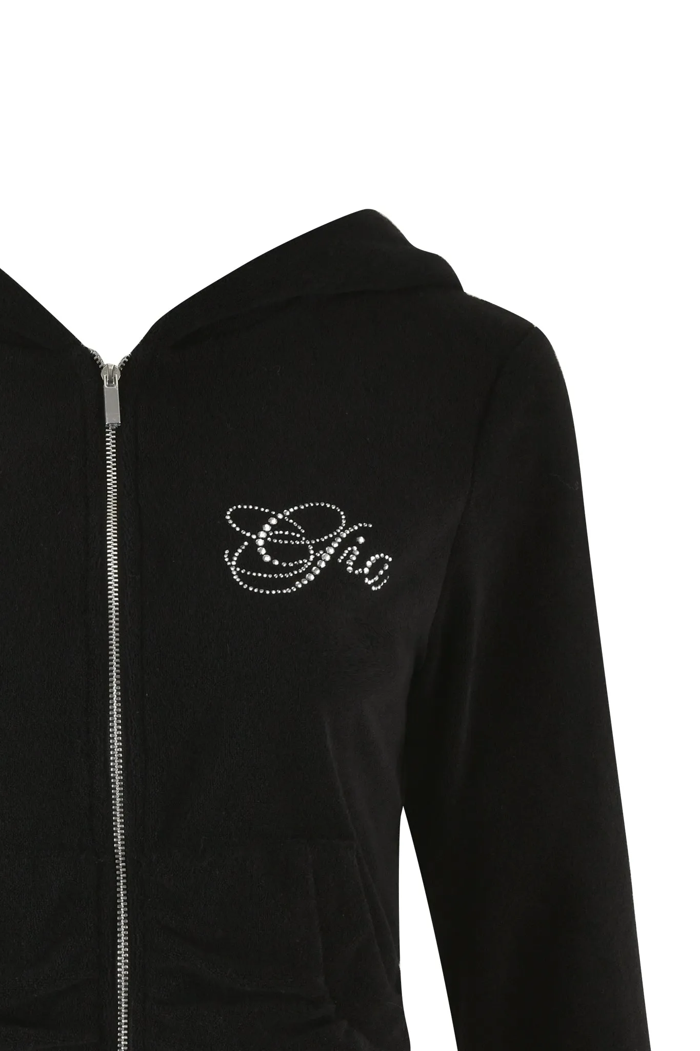 KAMERON TERRY JACKET - BLACK