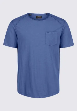 Kamizo Men's Pocket T-shirt in Whale Blue - BM24346