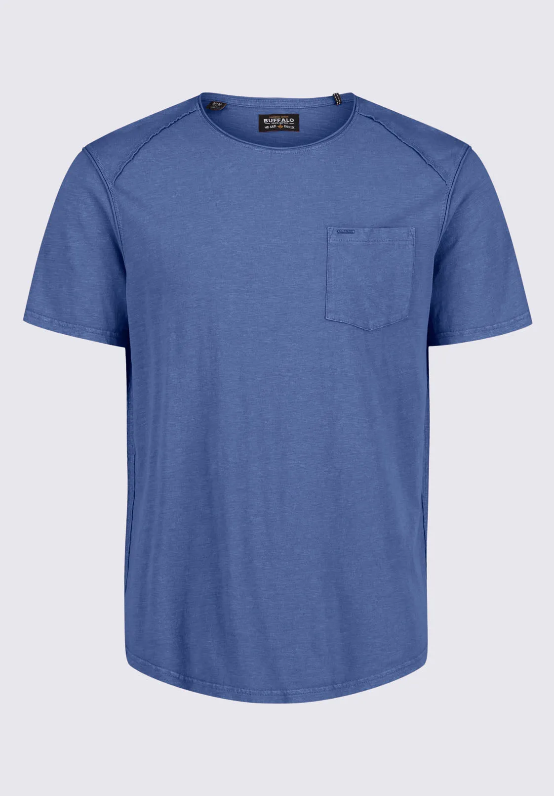 Kamizo Men's Pocket T-shirt in Whale Blue - BM24346