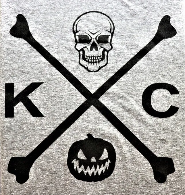 KC Skull and Bones Baseball Tee