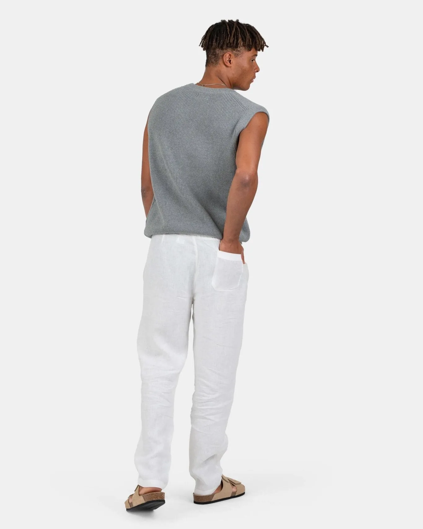 Knitted Vest Grey