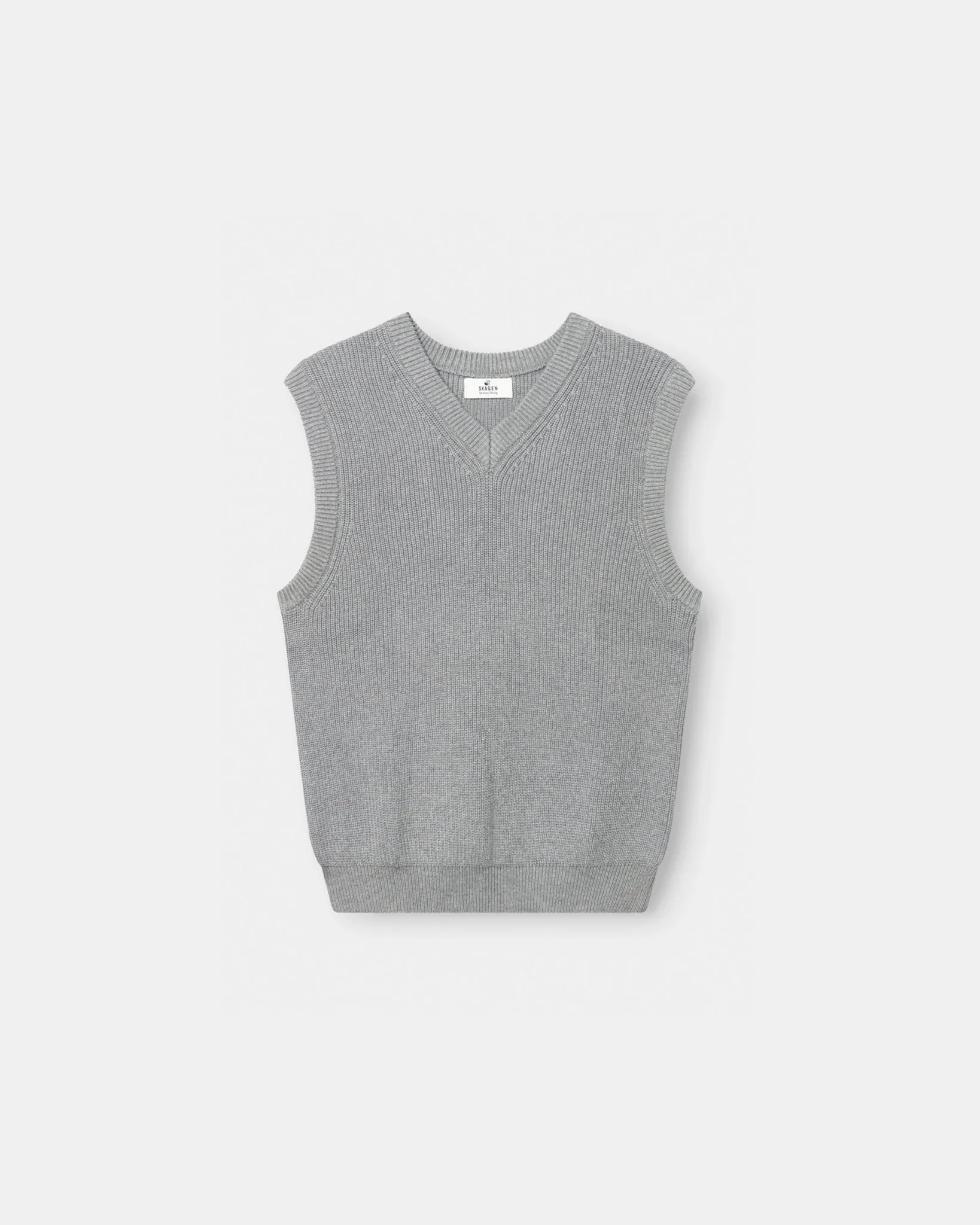 Knitted Vest Grey