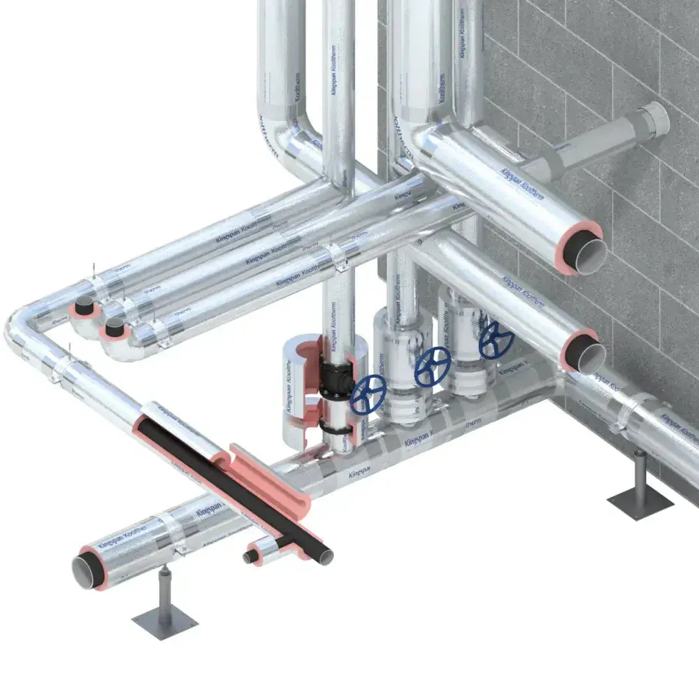 Kooltherm (Supafen) Phenolic Pipe Insulation 76mm bore x 50mm wall