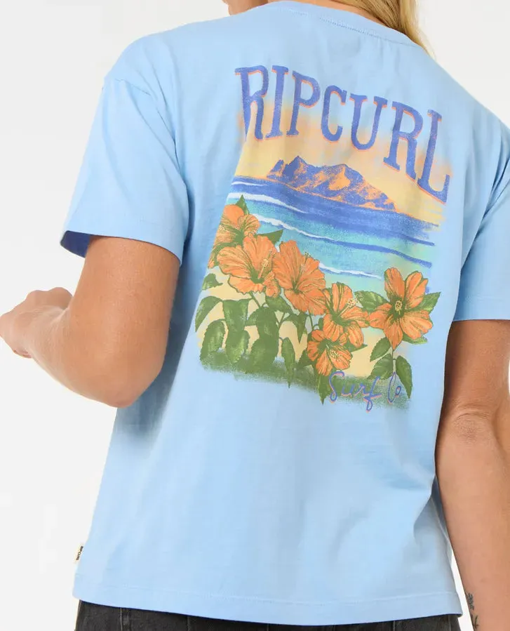La Joya Relaxed Tee - Mid Blue