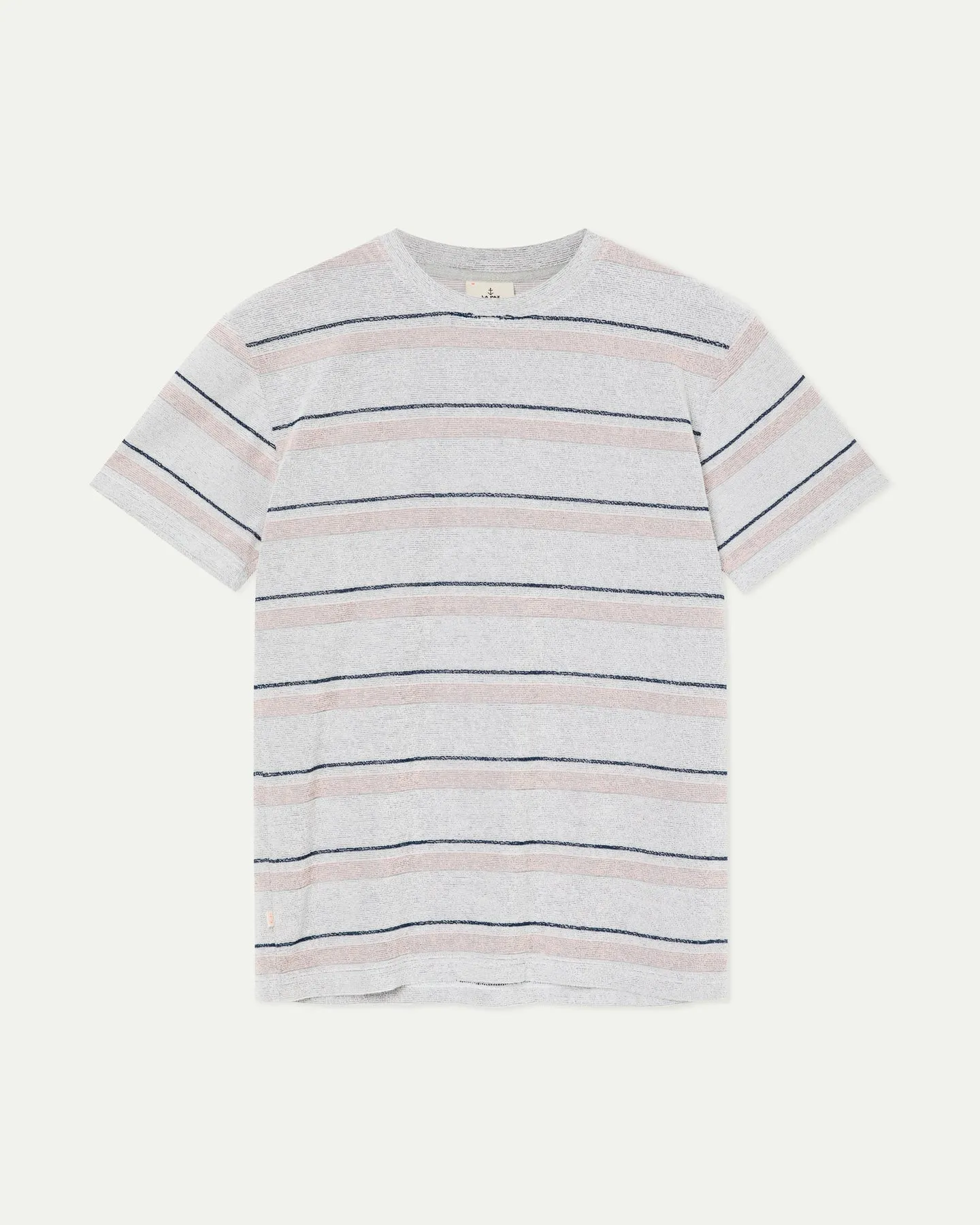 La Paz - Botelho Comfort Tee - Blue Stripes Terry