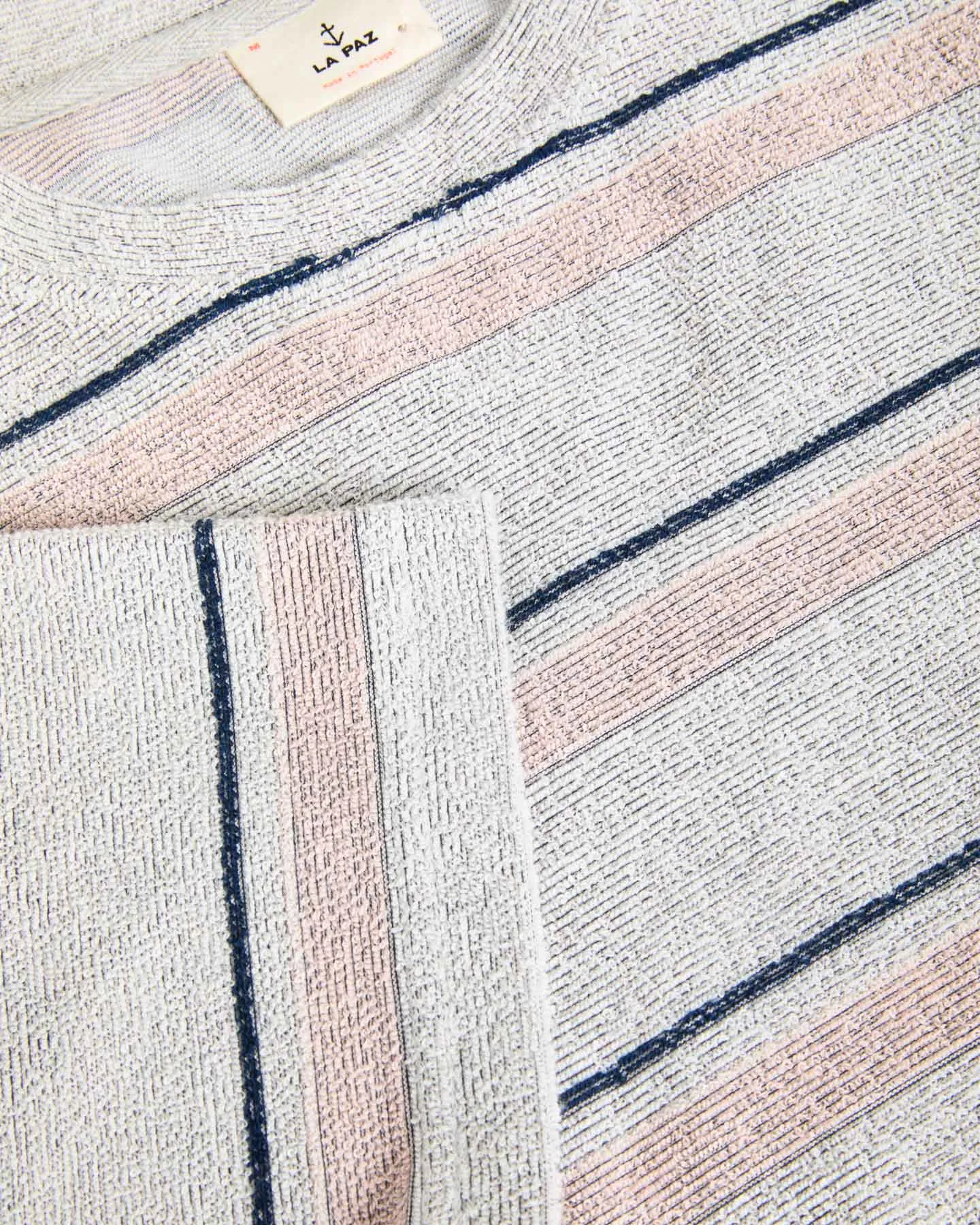 La Paz - Botelho Comfort Tee - Blue Stripes Terry