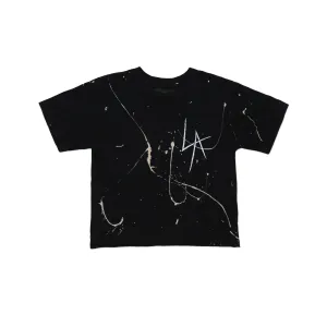 LA SLASH DESTROYED CROP TEE