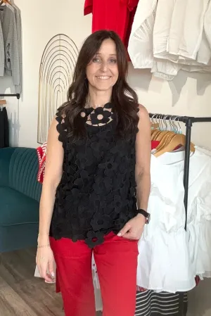 Lauren Crochet Sleeveless Top