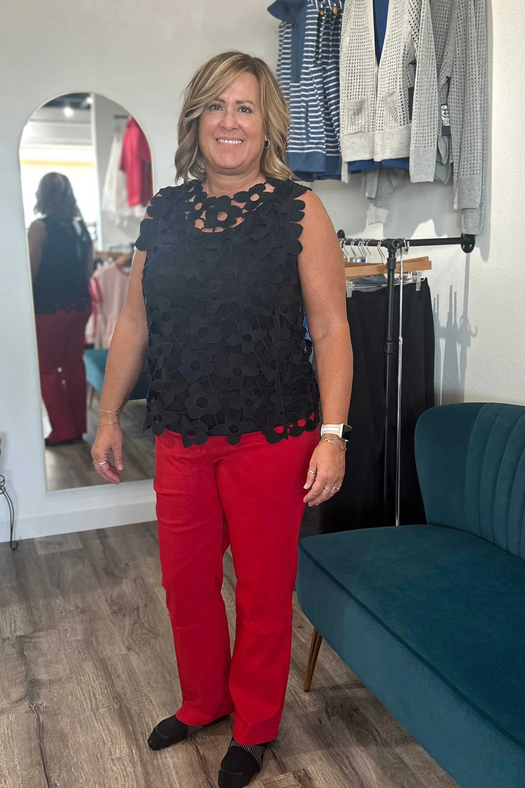 Lauren Crochet Sleeveless Top