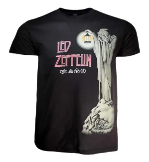 Led Zeppelin Hermit Mens T Shirt Black