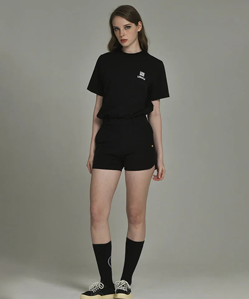 LENUCU Cool Print T-Shirt - Black
