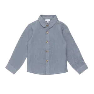 Leom Linen Shirt | Dark Spruce