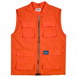 Lite Nylon Cargo Vest - Orange
